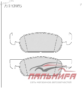 КОЛОДКИ ТОРМОЗНЫЕ ПЕРЕДНИЕ LADA X-RAY/LOGAN II (16 КЛ.) 155ММ "ALLIED NIPPON" ADB0985