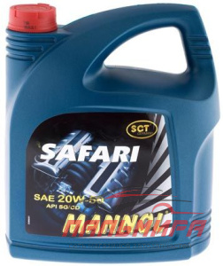 МАСЛО МОТОРНОЕ "MANNOL SAFARI " 20W50 (5Л. МИН.)