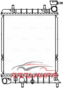 Радиатор Hyundai Accent 99- 1.3i 1.5i 1.6i MT LUZAR паяный LRc 0804