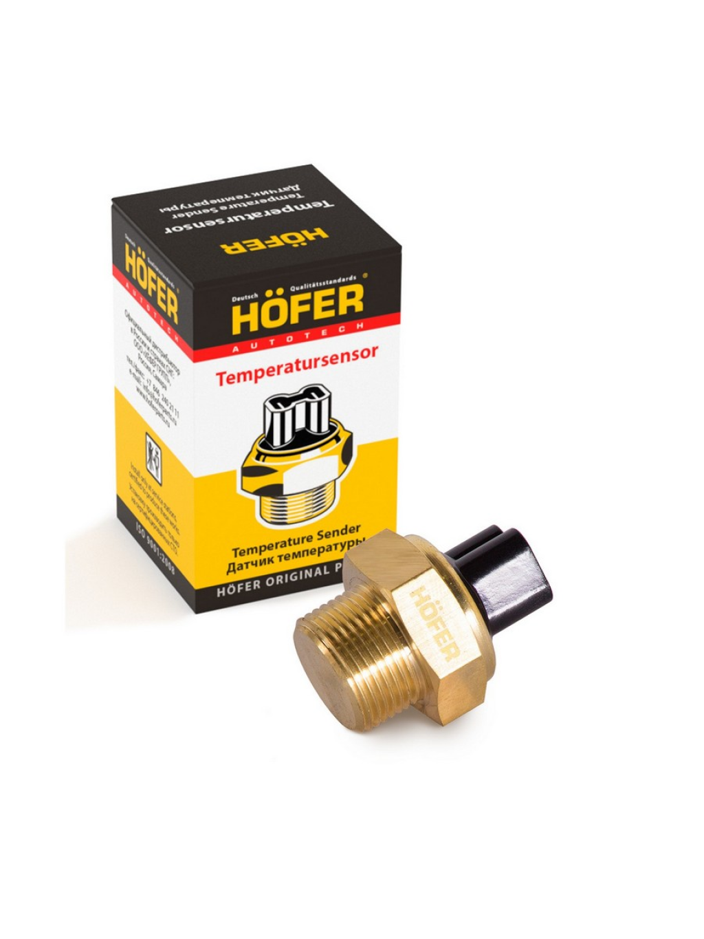 ДАТЧИК ВЕНТИЛЯТОРА ГАЗ "HOFER" ТМ 108-02 (82-87)