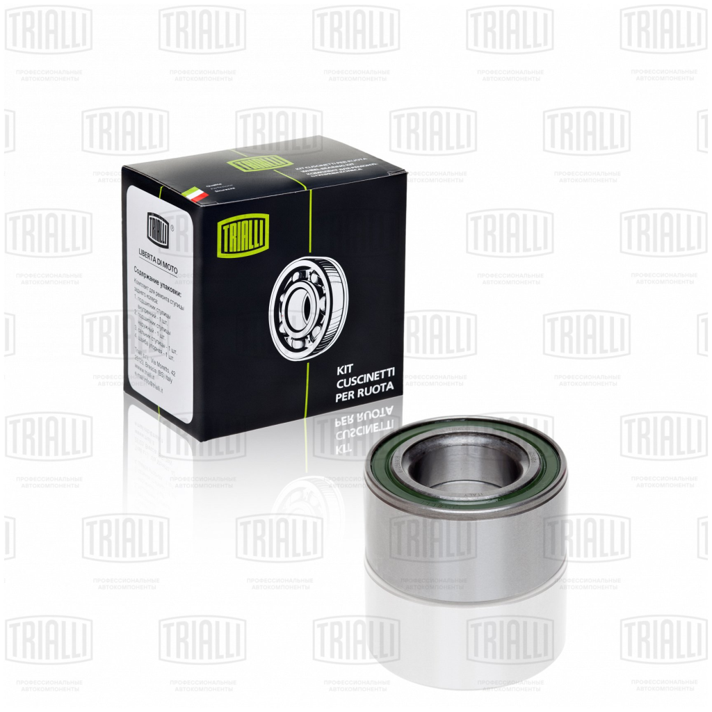 ПОДШИПНИК СТУПИЦЫ ПЕРЕДНЕЙ LARGUS VESTA, X-RAY; RENAULT LOGAN без абс TRIALLI