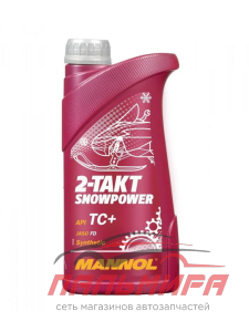 МАСЛО МОТОРНОЕ "MANNOL" SNOWPOWER 2Т TC TC+ (1 Л СИН.)