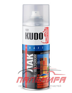 ЛАК ТЕРМОСТОЙКИЙ 520 МЛ KUDO (АЭРОЗОЛЬ)