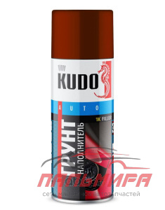 ГРУНТ-НАПОЛНИТЕЛЬ 1К КРАСНО-КОРИЧНЕВЫЙ KUDO 520 МЛ (KU-2202)
