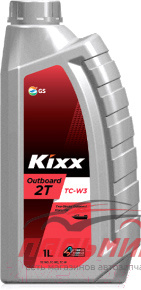 МАСЛО МОТОРНОЕ "KIXX" OUTBOARD 2-CYCLE 2Т TC-W3 (1 Л)