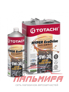 МАСЛО МОТОРНОЕ "TOTACHI HYPER ECODRIVE FULLY SYNTHETIC" 5W/30 SP/GF-6A (4Л.+1 Л СИН.) АКЦИЯ