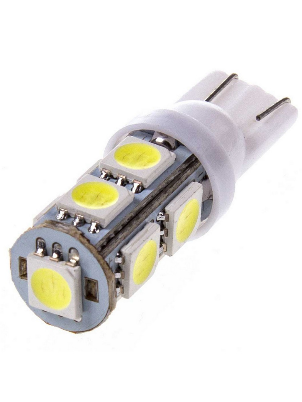 ЛАМПА СВЕТОДИОДНАЯ T10 24V 9 SMD,БЕЗ ЦОКОЛЯ 1-КОНТ. (БЕЛАЯ) "SKYWAY"