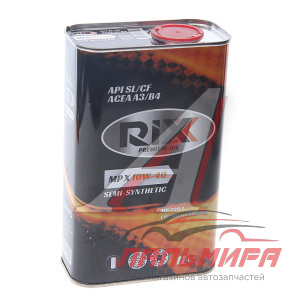 МАСЛО МОТОРНОЕ "RIXX MP X" 10W/40 (1Л. П/СИН.)