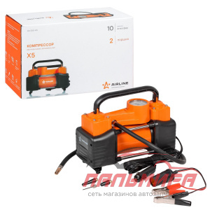 КОМПРЕССОР АВТОМОБ. "AIRLINE" 50 Л/МИН 10 АТМ. ПЛАСТ.