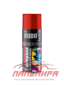 КРАСКА "KUDO" КРАСНАЯ (KU-A3020) АКРИЛОВАЯ