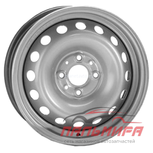 ДИСК КОЛЕСА 5.5*14 4*100 ЕT49 D56.6 DAEWOO NEXIA, OPEL, CHEVROLET "ТЗСК" СЕРЕБРО