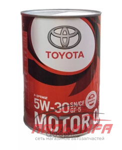 ЯЯЯ 1001111 МАСЛО МОТОРНОЕ "TOYOTA SN" 5W/30 (1Л. СИН.)