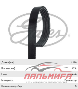 (!!!) РЕМЕНЬ ПОЛИКЛИНОВОЙ 5PK1220