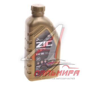 МАСЛО МОТОРНОЕ "ZIC" X9 FE 5W/30 SP, A5/B5 (1 Л. СИН)