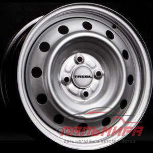 ДИСК КОЛЕСА 5.5*14 4*100 ЕТ43 D60,1 "TREBL" RENAULT LOGAN SILVER
