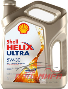 МАСЛО МОТОРНОЕ "SHELL HELIX ULTRA" 5W/30 SL/CF (4Л. СИН.)