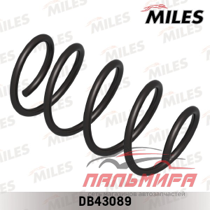 Пружина передней подвески HUYNDAI SOLARIS/KIA RIO (АКПП) 11- (LESJOFORS 40 372 68) DB43089