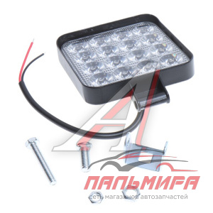 ФАРА СВЕТОДИОДНАЯ "AIRLINE" 83х83х22 ММ 16W 12/24V (16 LED, РАССЕЯННЫЙ СВЕТ, КВАДРАТНАЯ)