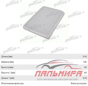 ФИЛЬТР ВОЗДУШНЫЙ PF1508