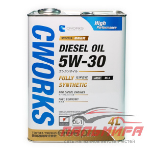 МАСЛО МОТОРНОЕ "CWORKS" SUPERIA CWORKS DIESEL OIL 5W30 DL-1 (4Л)