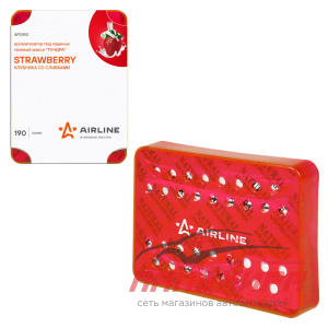 ОСВЕЖИТЕЛЬ ПОД СИДЕНЬЕ "AIRLINE" ТУНДРА ГЕЛЕВЫЙ МАКСИ КЛУБНИКА СО СЛИВКАМИ AFSI140