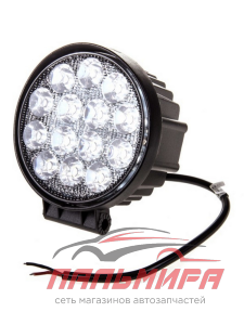 ФАРА ПРОТИВОТУМАННАЯ OFF ROAD "SKYWAY"  115 ММ, КРУГЛАЯ, 12V/24V, 42W, 14 ДИОДОВ, БЛИЖНИЙ СВ