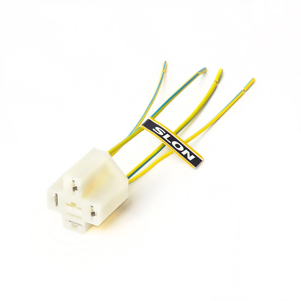 Разъем на реле 2108 (с проводом) (5 конт.) "SLON"