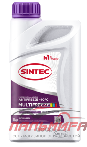 АНТИФРИЗ "SINTEC" MULTI FREEZE ALL (1 КГ) ФИОЛЕТОВЫЙ G12++/G13