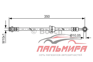 ШЛАНГ ТОРМОЗНОЙ 1987481388
