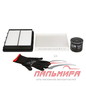 КОМПЛ. ФИЛЬТРОВ KIA OPTIMA (15-)/HYUNDAI SONATA (14-) 2.4I (МАСЛ+ВОЗД+САЛОН) CRKIT1012