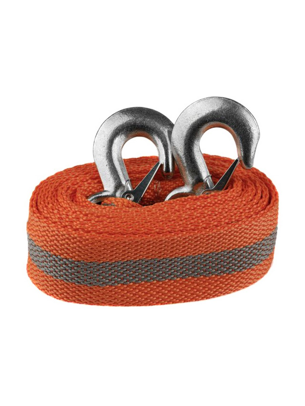 ТРОС БУКСИРОВОЧНЫЙ "LECAR" 3,5Т. 2 КРЮКА, ШИРИНА ЛЕНТЫ 50ММ, 5М. СУМКА