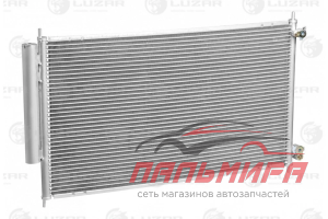 Радиатор кондиц. с ресивером для а/м Honda Accord (02-) sedan (LRAC 23BB) LUZAR