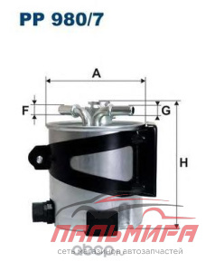 ФИЛЬТР ТОПЛИВНЫЙ  RENAULT MEGANE II, SCENIC II FILTRON