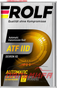 МАСЛО ТРАНСМИССИОННОЕ "ROLF" II D ATF  (4Л.МИН.)   ВЫВОДИМ!!!