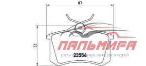 КОЛОДКИ БАРАБАННЫЕ AUDI BREMBO P85017