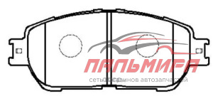 КОЛОДКИ ТОРМОЗНЫЕ ДИСКОВЫЕ HP5054