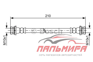 ШЛАНГ ТОРМОЗНОЙ 1987481628