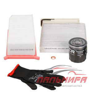 Компл. фильтров для а/м Renault Duster (10-) 1.6i дв. H4M (масл+возд+салон) (CRKIT1010)