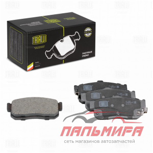 КОЛОДКИ ТОРМОЗНЫЕ ЗАДНИЕ NISSAN ALMERA N16 (00-) ДИСК. (PF 1406) || TRIALLI