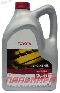 МАСЛО МОТОРНОЕ "TOYOTA ENGINE OIL" 5W/40 (5Л. СИН.)