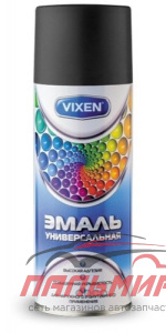 КРАСКА "VIXEN" ЧЕРНАЯ МАТОВАЯ 520 МЛ. (RAL-9005)