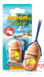 ОСВЕЖИТЕЛЬ "AREON" FRESCO ТОРТУГА (ПОДВЕСНОЙ, БУТЫЛОЧКА, ДЕРЕВО)