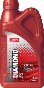 МАСЛО МОТОРНОЕ "TEBOIL" DIAMOND FS 5W/30 SL/CF A5/B5 (1Л, СИНТ)