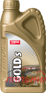 МАСЛО МОТОРНОЕ "TEBOIL" GOLD S 5W/40 SN/CF, A3/B4 (1Л, СИНТ)