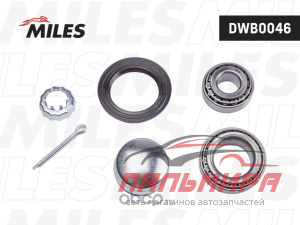 ПОДШИПНИК СТУП.AUDI 100/80/VW PASSAT/GOLF/POLO/SKODA FELICIA 68-01 ЗАД. DWB0046 MILES