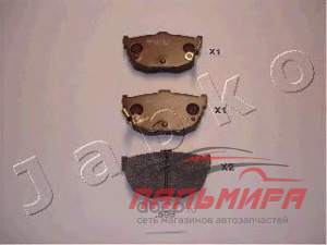 КОЛОДКИ ТОРМОЗНЫЕ ДИСКОВЫЕ ЗАДНИЕ, КОМПЛЕКТ 51595