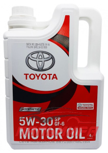 МАСЛО МОТОРНОЕ "TOYOTA" 5W-30 GF-6A