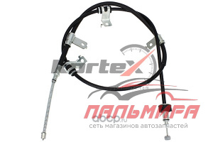 Трос ручного тормоза HYUNDAI GETZ 02- задн.лев. KORTEX