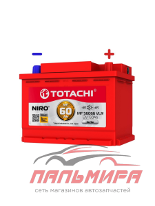 АККУМУЛЯТОР TOTACHI NIRO MF 56066 VL 60А/Ч (О/П) (JIS L)