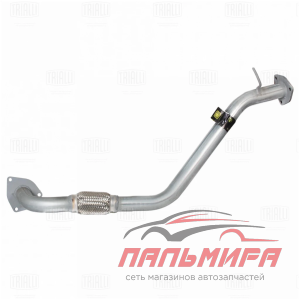 Труба приёмная Chevrolet Lanos (97-) (алюм. сталь) TRIALLI